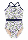 STUDIO P DITSY FLORAL TRAINING LEOTARD