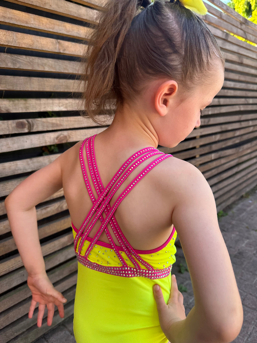 RHUBARB & CUSTARD COLLECTION YELLOW LEOTARD