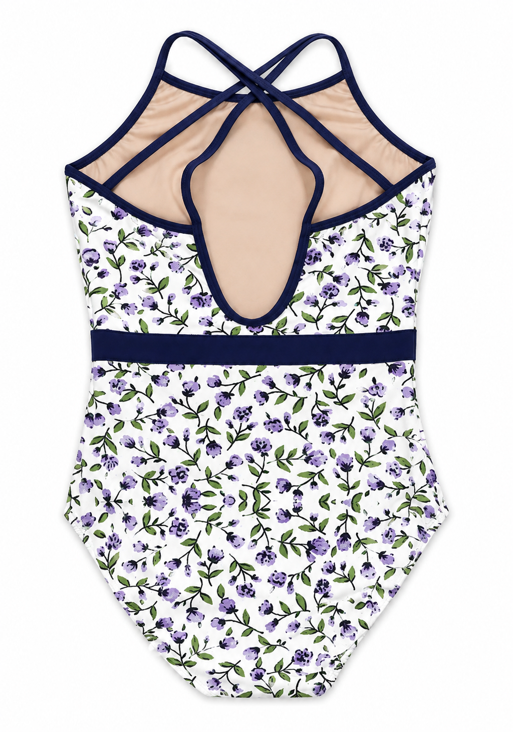 STUDIO P DITSY FLORAL TRAINING LEOTARD