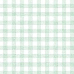 MINT GREEN GINGHAM LEOTARD